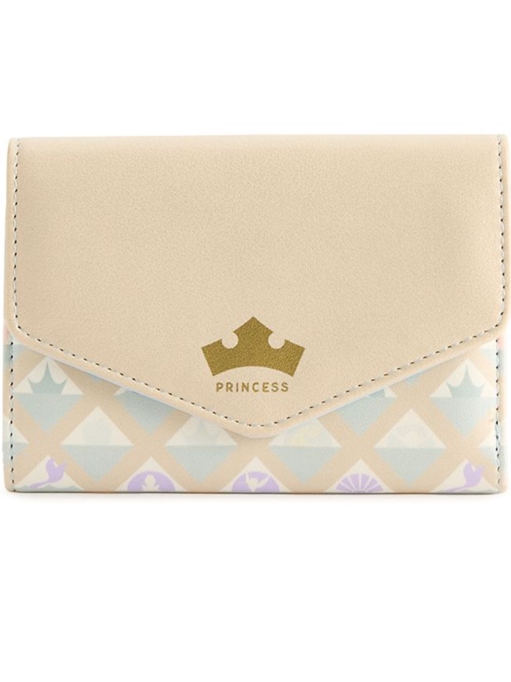 Disney Princess Tri-fold Geometric Print Wallet - Picture 2 of 5